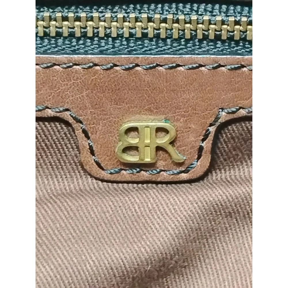 Vintage 90's Banana Republic Suede Leather Hobo Braided Handle 13